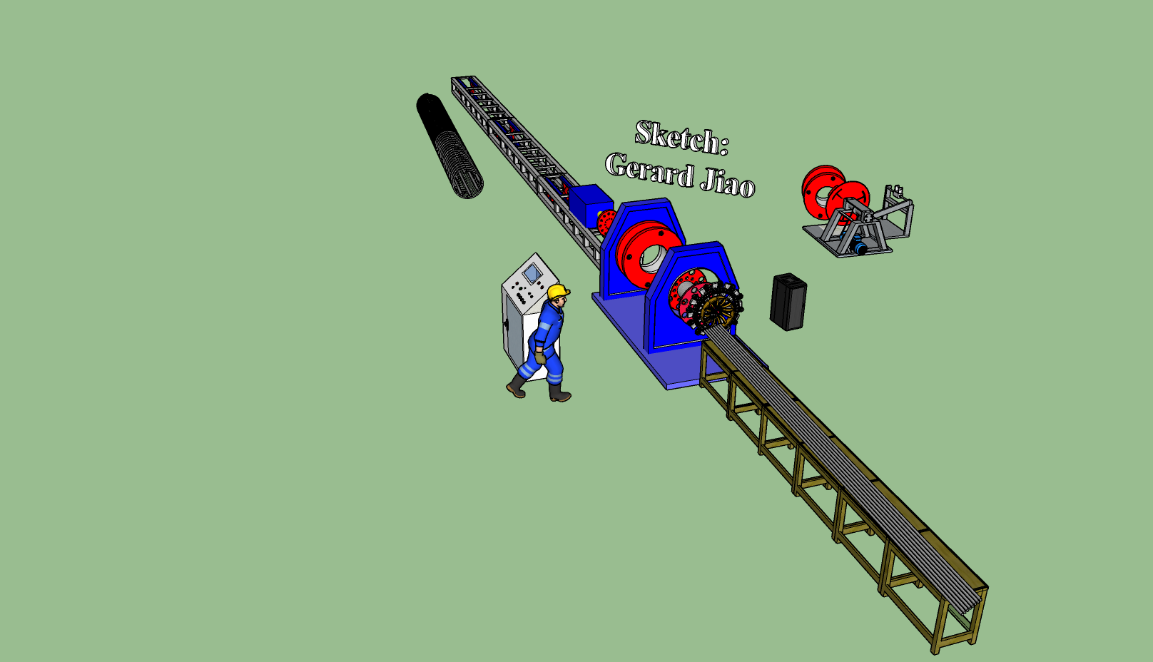 M&aacute;quina de soldadura de jaula de barra de acero