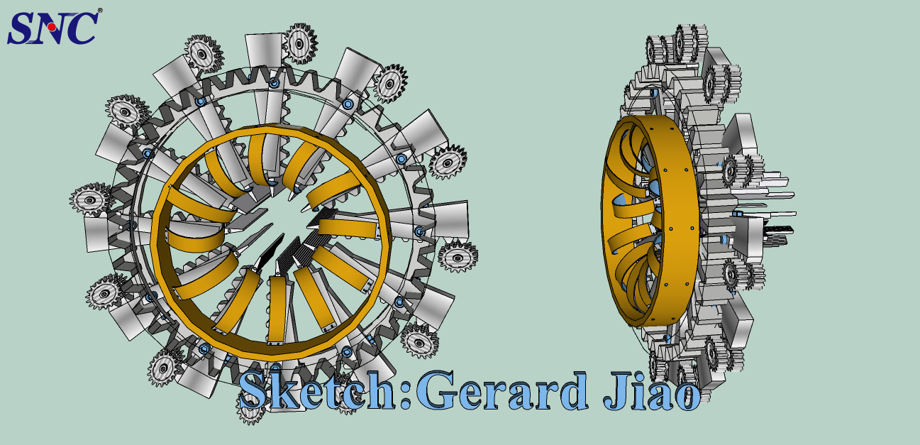 Máquina de soldadura de jaula de poste cónico