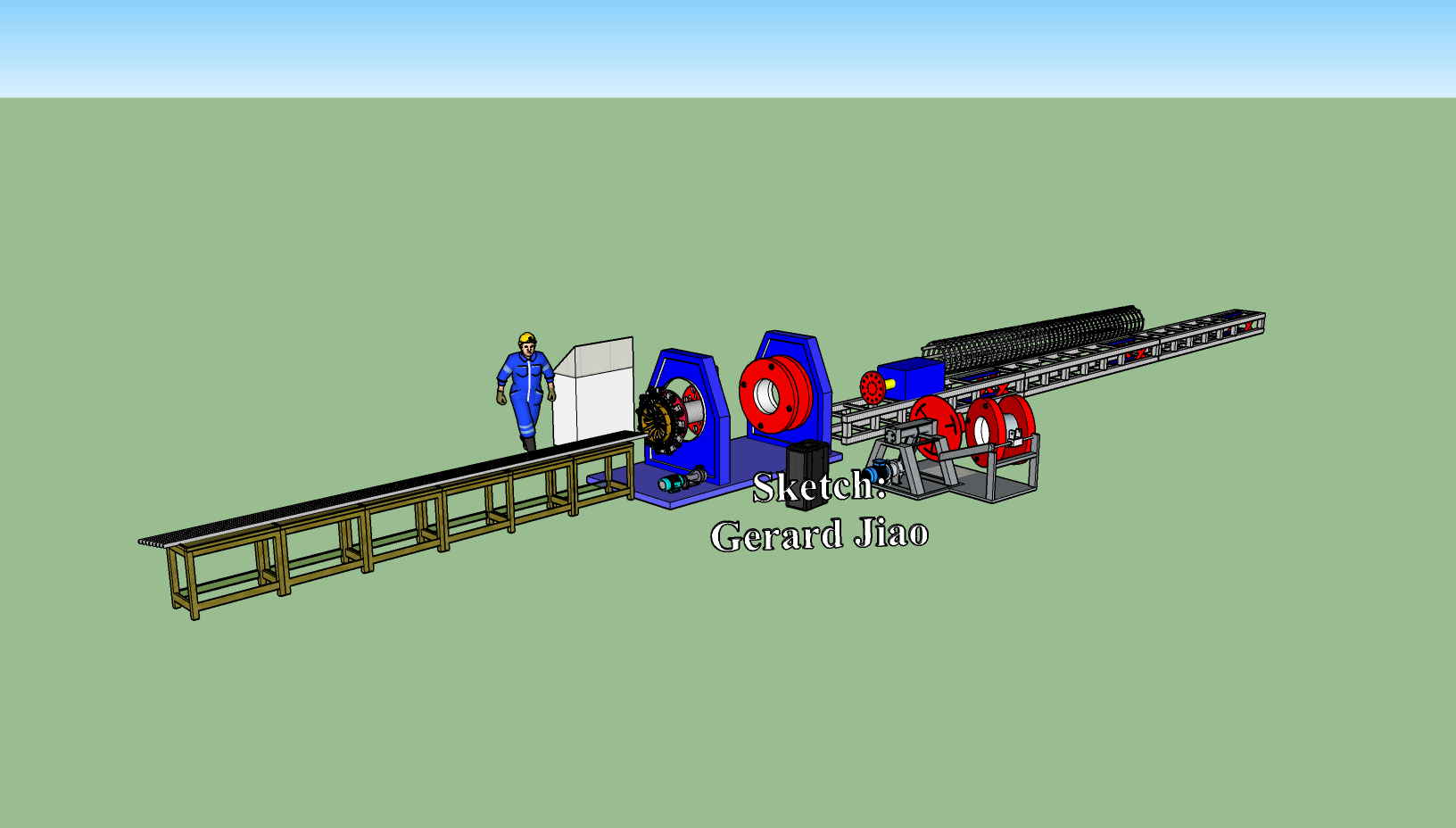 M&aacute;quina de soldadura de jaula c&oacute;nica