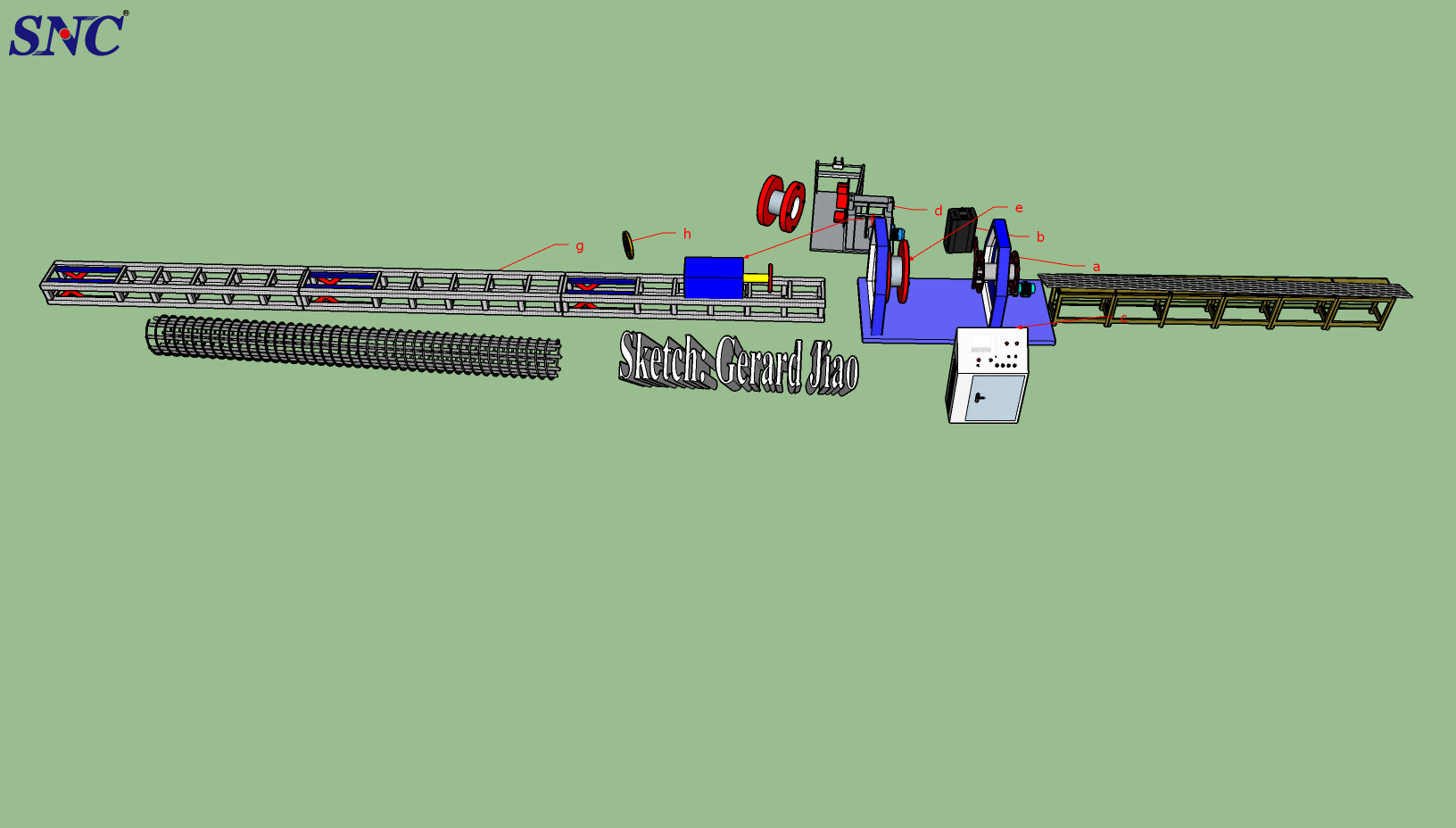 M&aacute;quina de soldadura de jaulas Configuraci&oacute;n a