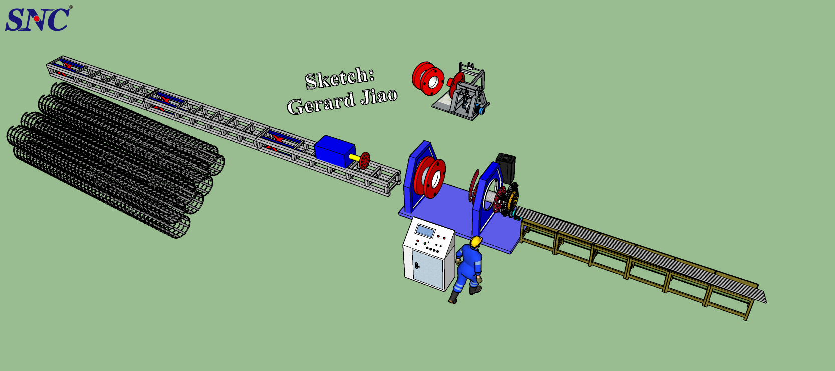 Máquina de soldadura de jaula de acero que procesa cinco ventajas